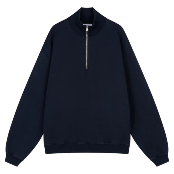 The Savage Report Half Zip Sweater Navy