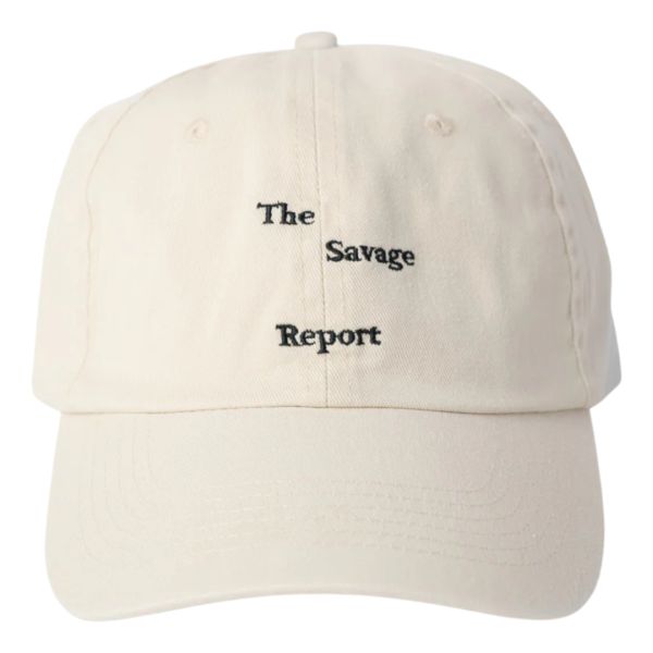 The Savage Report TSR Wave Logo Cap Beige