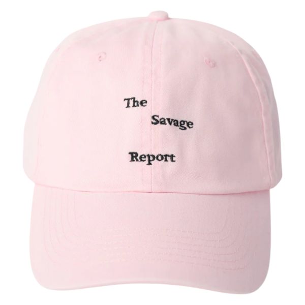 The Savage Report TSR Wave Logo Cap Roze