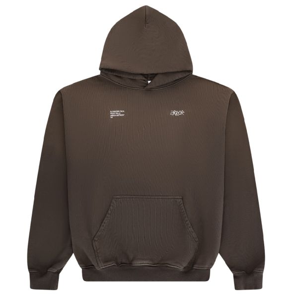 Arbor Antwerp Brown Sunfaded Hoodie Bruin