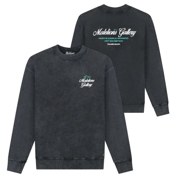 Malelions Gallery Sweater Antraciet
