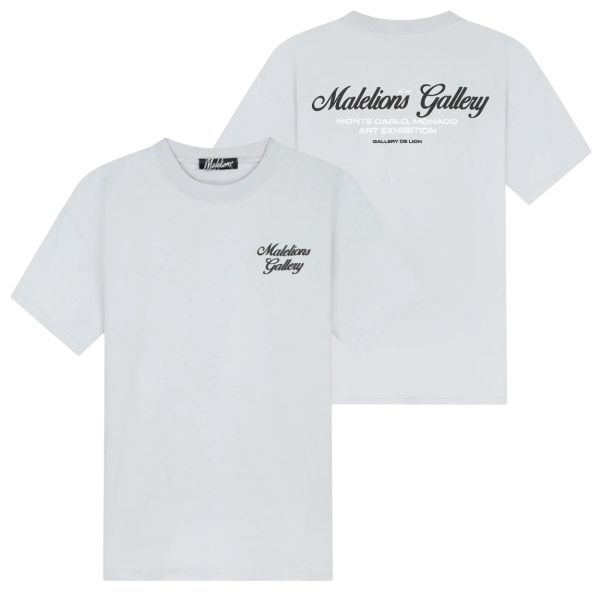 Malelions Gallery T-shirt Grijs