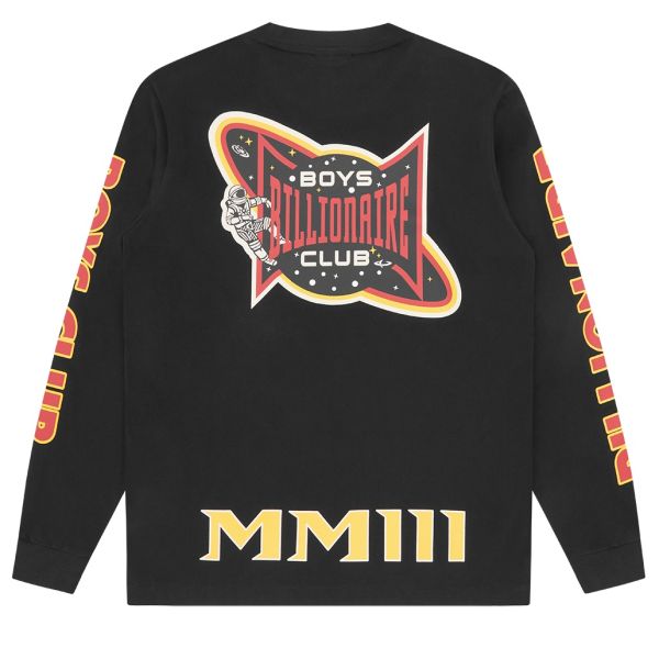 Billionaire Boys Club Multi Graphic Longsleeve T-shirt Zwart