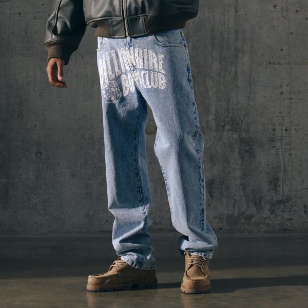 Billionaire Boys Club Arch Logo Jeans Licht Blauw