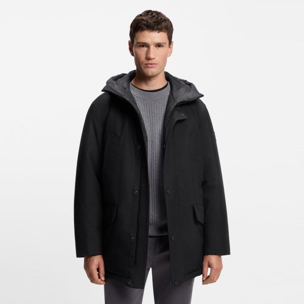 Boss Osiass Parka Zwart