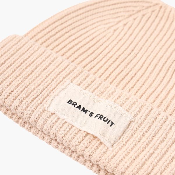 Bram’s Fruit Distressed Label Muts Beige