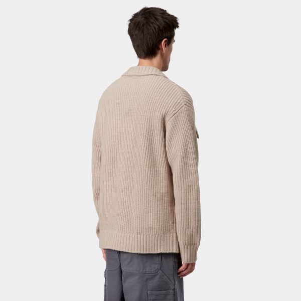 Carhartt WIP Chore Knit Jack Beige