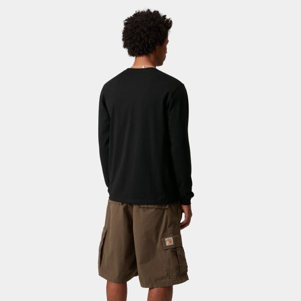 Carhartt WIP Pocket Longsleeve T-shirt Zwart