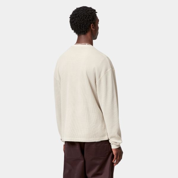 Carhartt WIP Vista Waffle Longsleeve T-shirt Beige