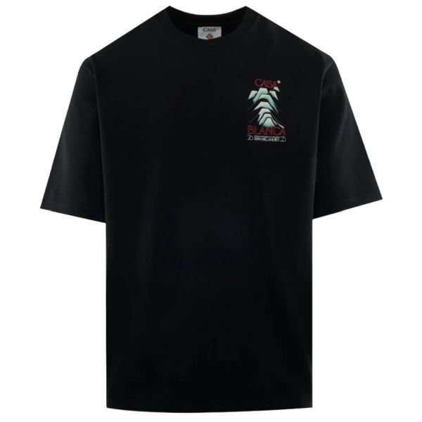 Casablanca Frosty Mountain T-shirt Zwart