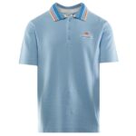 Casablanca Knit Pique Polo Licht Blauw