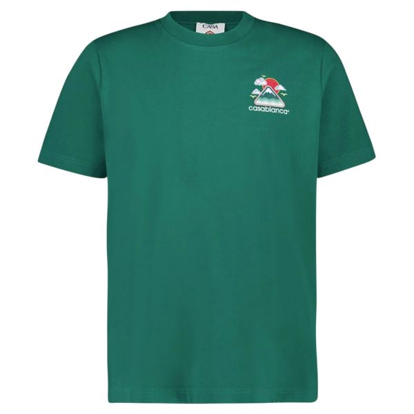 Casablanca Montage Ondulee T-shirt Groen