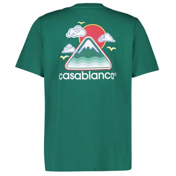 Casablanca Montage Ondulee T-shirt Groen