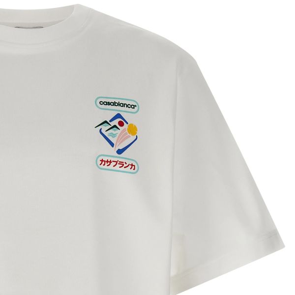 Casablanca Montagne Sportif T-shirt Wit