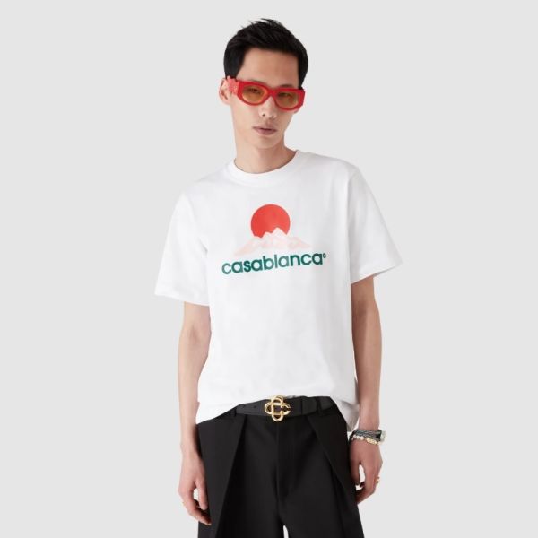 Casablanca Montagne T-shirt Wit