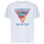 Casablanca Tennis Club Icon T-shirt Wit