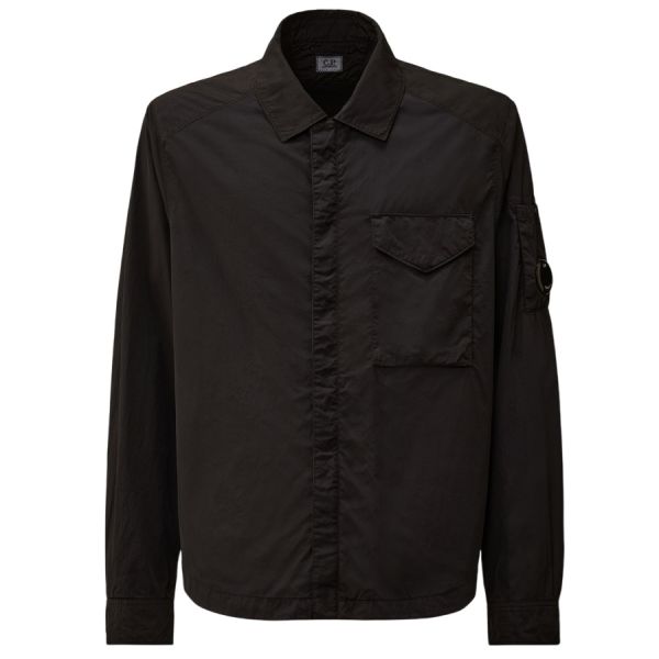 CP Company Chrome-R Lens Zipped Overshirt Navy