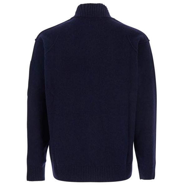 CP Company Lambswool GRS Knit Vest Navy