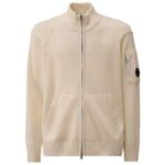 CP Company Lambswool GRS Knit Vest Wit