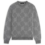 Daily Paper Tevin Monogram Knit Sweater Grijs
