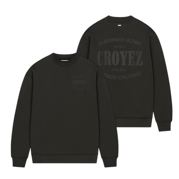 Croyez Stamp Sweater Donker Groen