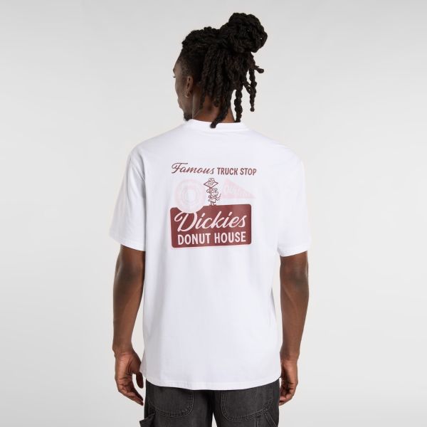 Dickies Donut House T-shirt Wit