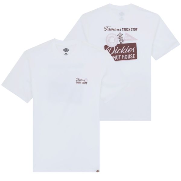 Dickies Donut House T-shirt Wit