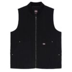 Dickies Quilted Canvas Vest Zwart