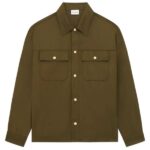 Drôle De Monsieur à Poches Overshirt Donker Groen
