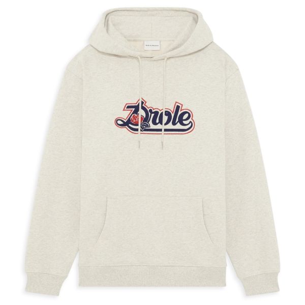 Drôle De Monsieur Drôle Rose Hoodie Grijs
