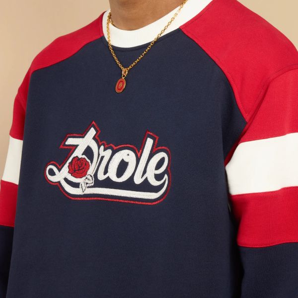 Drôle De Monsieur Drôle Rose Sweater Navy