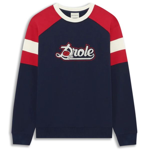 Drôle De Monsieur Drôle Rose Sweater Navy