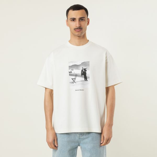 Drôle De Monsieur Ice Skating Waiter T-shirt Off White