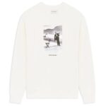 Drôle De Monsieur Ice Skating Waiter Sweater Off White