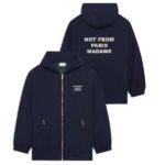 Drôle De Monsieur Slogan Vest Navy