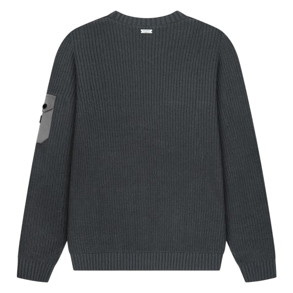 Quotrell Falcon Knitted Sweater Antraciet