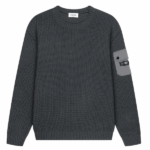 Quotrell Falcon Knitted Sweater Antraciet