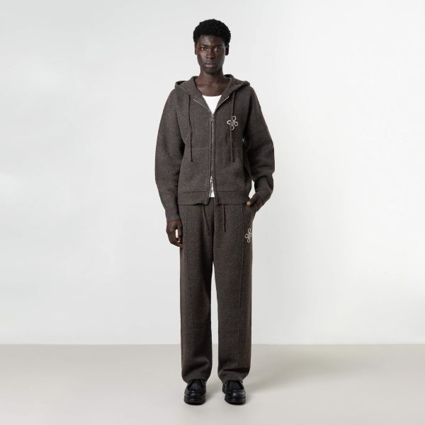 Quotrell Calvin Knitted Broek Bruin