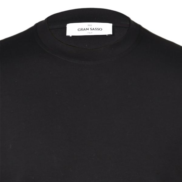 Gran Sasso Cotton T-shirt Zwart