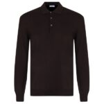 Gran Sasso Tennis Polo Sweater Bruin