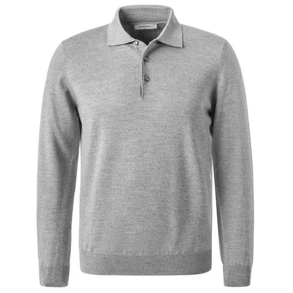 Gran Sasso Tennis Polo Sweater Grijs