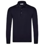 Gran Sasso Tennis Polo Sweater Navy
