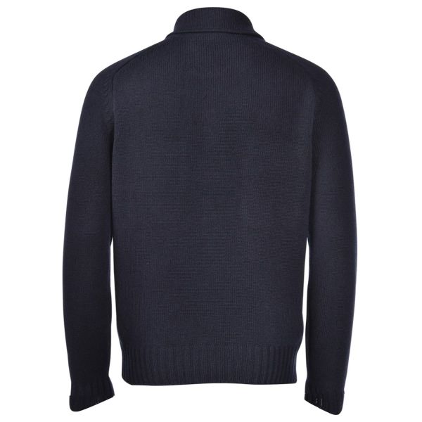 Gran Sasso Wool Overshirt Navy