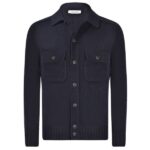 Gran Sasso Wool Overshirt Navy