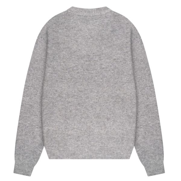 ELAN KNITTED SWEATER | LIGHT GREY MELEE