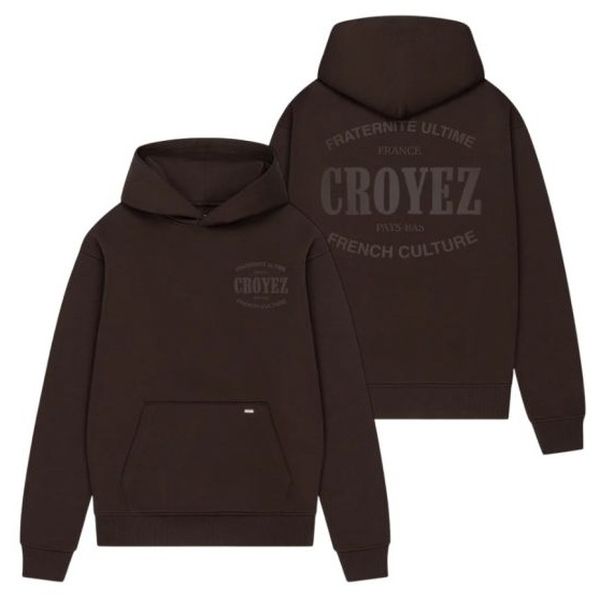 Croyez Stamp Hoodie Bruin