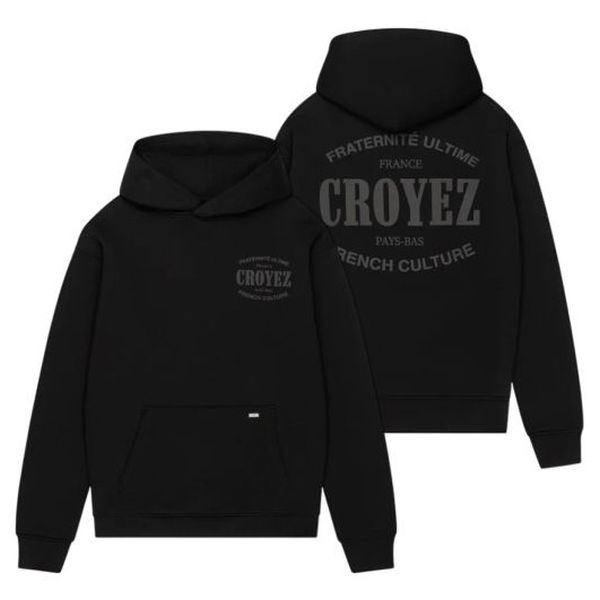 Croyez Stamp Hoodie Zwart