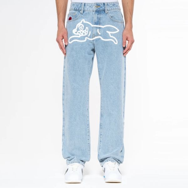 Icecream Running Dog Jeans Licht Blauw