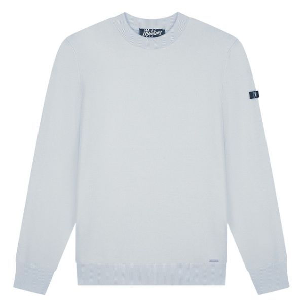 Malelions Knitted Sweater Grijs