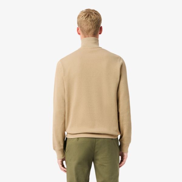 Lacoste Half Zip Sweater Beige